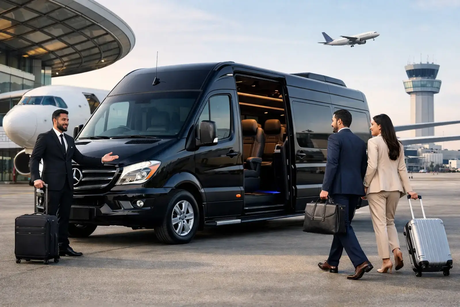 Group airport transportation SUV Sprinter van NJ