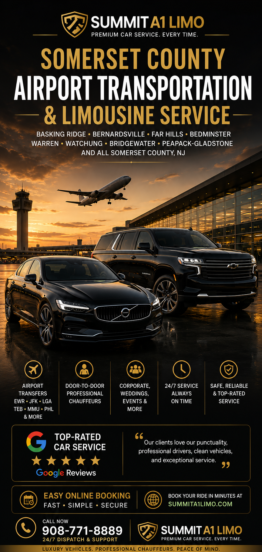 Somerset County NJ luxury car service